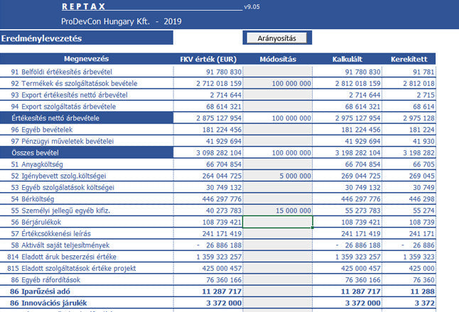 REPTAX v24 - Támogatói előfizetés